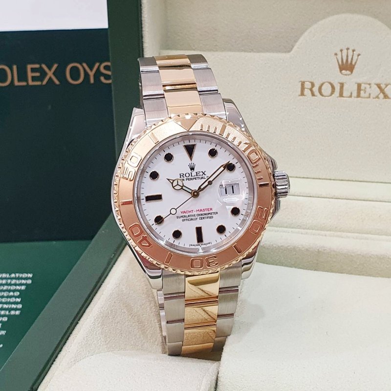 【大眾名錶】ROLEX勞力士 16623 Yacht-Master 遊艇名仕 半金遊艇 黑瑪瑙時標 大眾名錶B1285-4