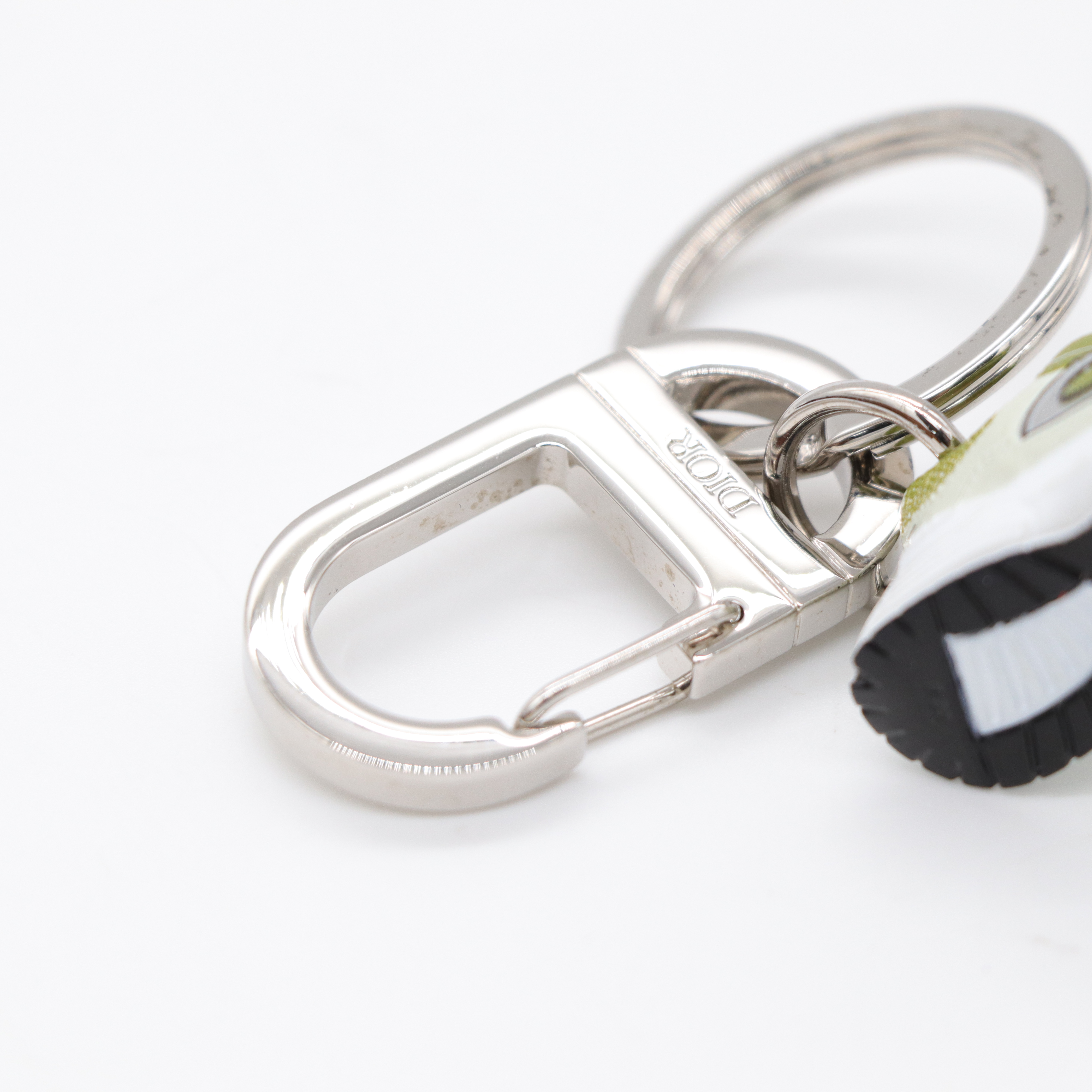 Christian Dior 迪奧 B30 灰色 黃色 運動鞋造型吊飾鑰匙圈-4