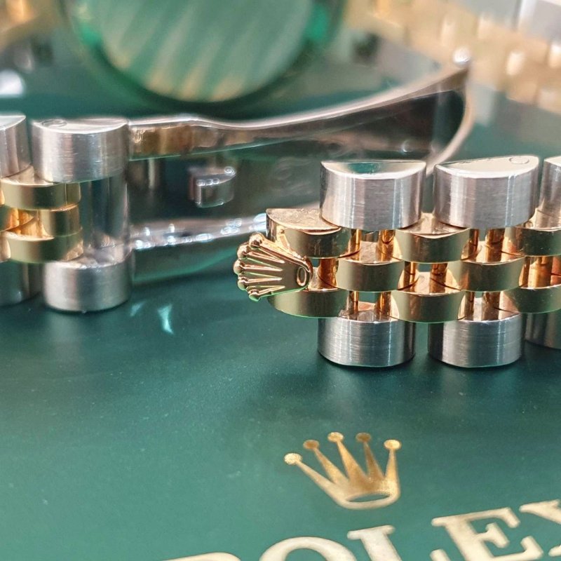 【大眾名錶】ROLEX勞力士 179173 Datejust 新款女錶 2016/03 新包台 金色十鑽紀念面盤 實心錶帶 大眾名錶B1286-8