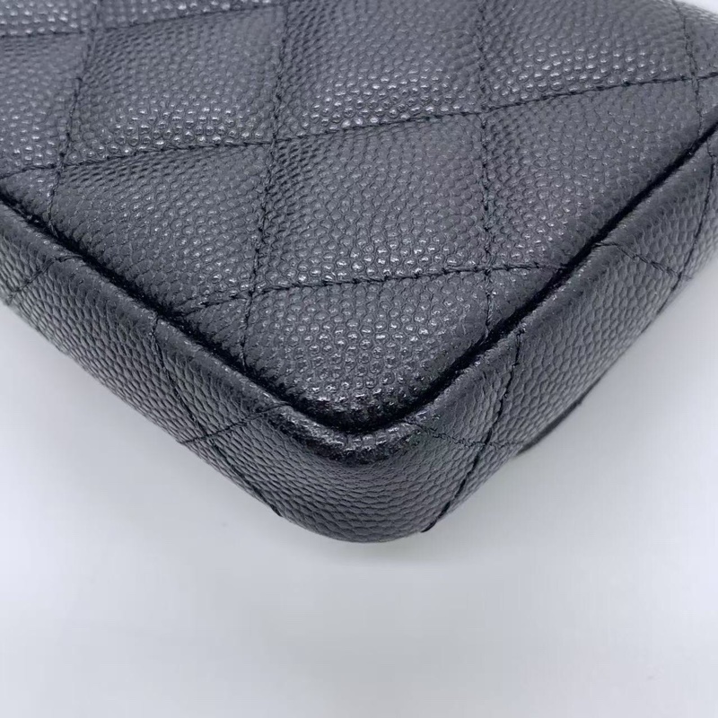 Chanel香奈兒21K鏈條斜挎小包-11