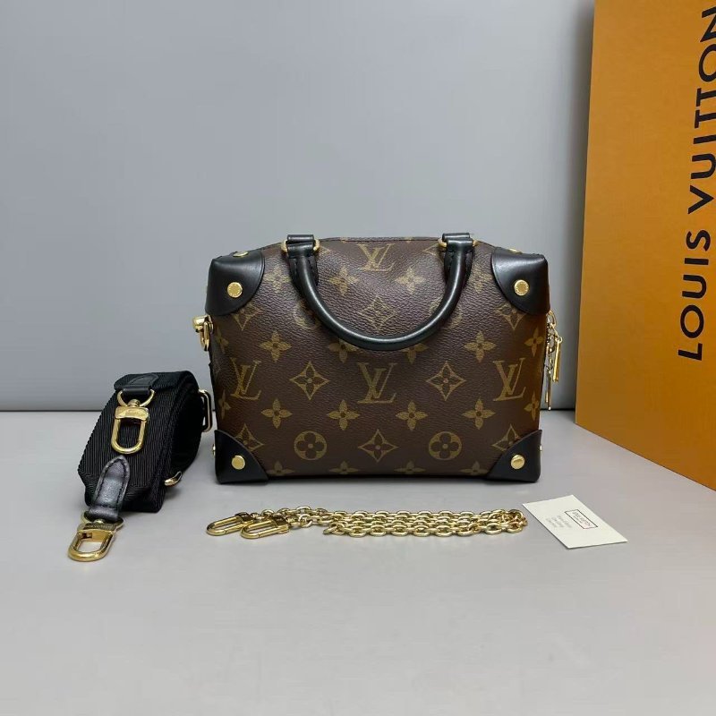 芯片款 路易威登/Louis Vuitton Petite Malle Souple老花八角盒-1