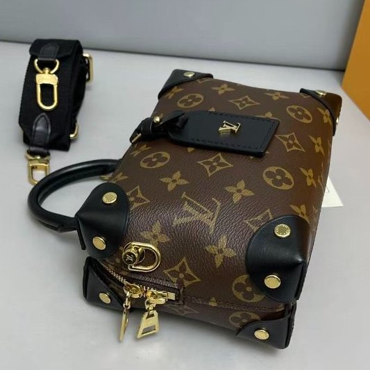 芯片款 路易威登/Louis Vuitton Petite Malle Souple老花八角盒-2