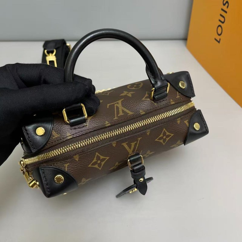 芯片款 路易威登/Louis Vuitton Petite Malle Souple老花八角盒-4