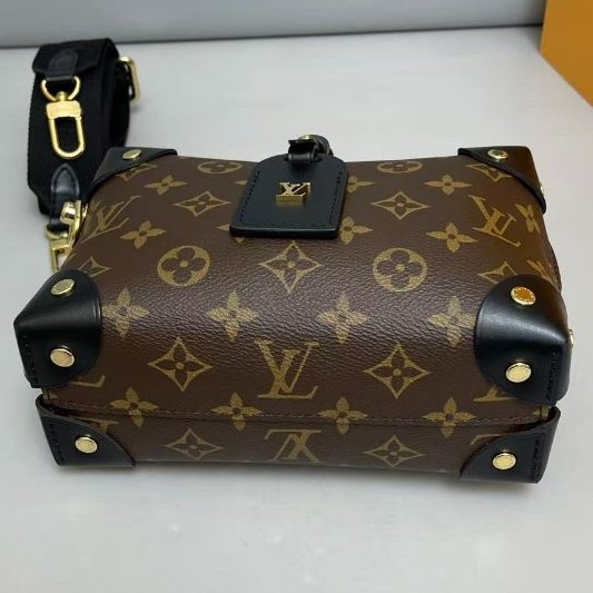 芯片款 路易威登/Louis Vuitton Petite Malle Souple老花八角盒-8