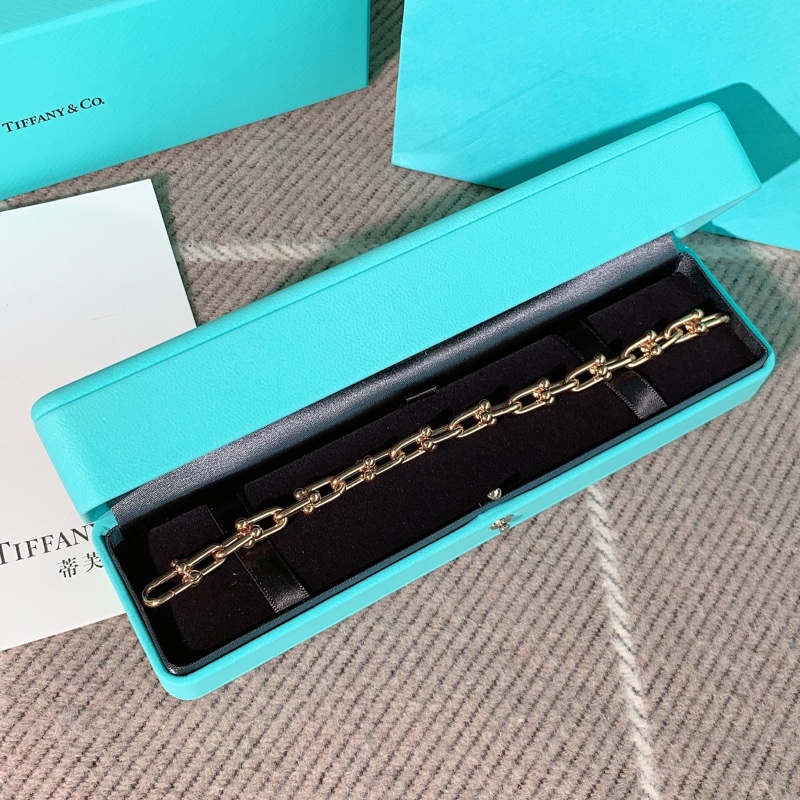 Tiffany蒂芙尼 HardWear系列 18K玫瑰金鍊環手鍊，2025年購入-1