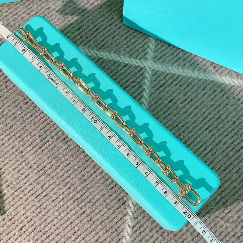 Tiffany蒂芙尼 HardWear系列 18K玫瑰金鍊環手鍊，2025年購入-4