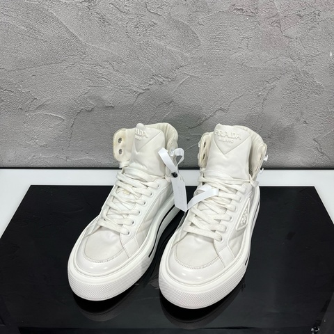 PRADA 普拉達 環保材質厚底高幫鞋