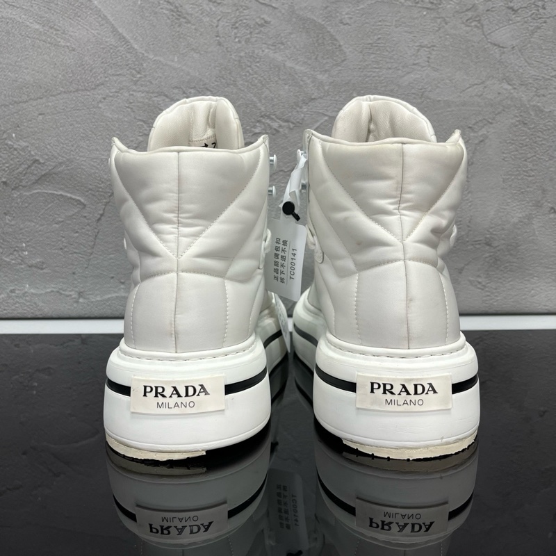 PRADA 普拉達 環保材質厚底高幫鞋-4
