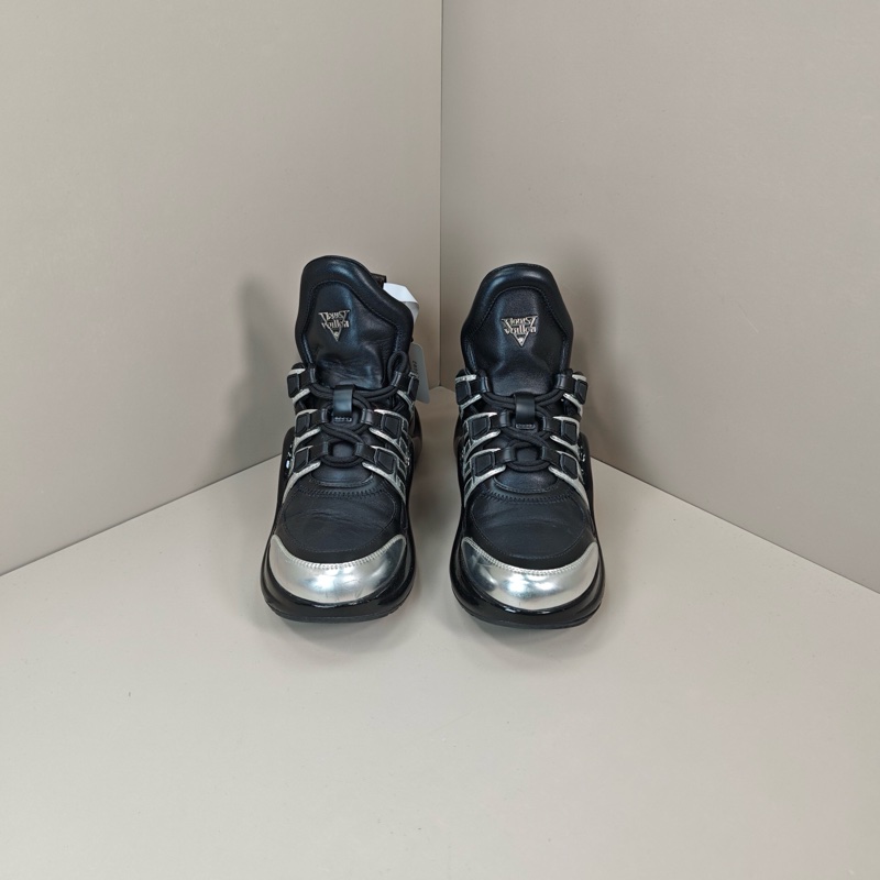 LV 路易威登 黑銀拱橋老爹鞋-2
