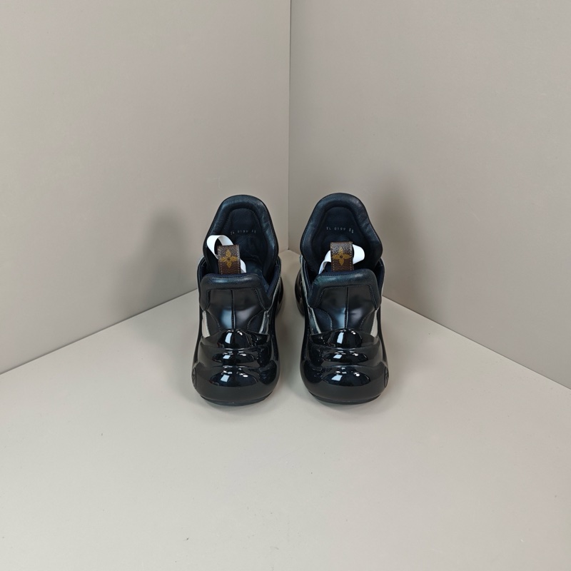 LV 路易威登 黑銀拱橋老爹鞋-3