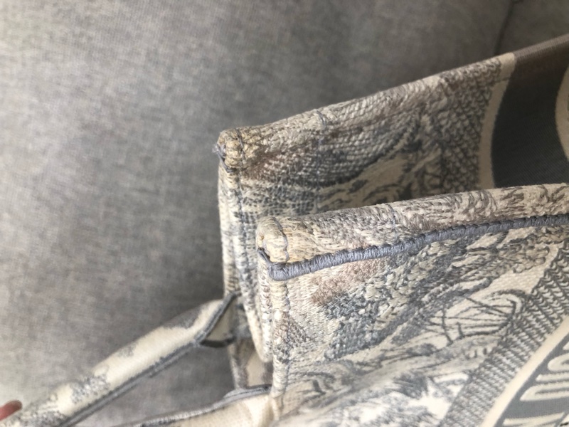 Dior tote中號岩石灰動物園購物袋，配件塵袋身份卡-6