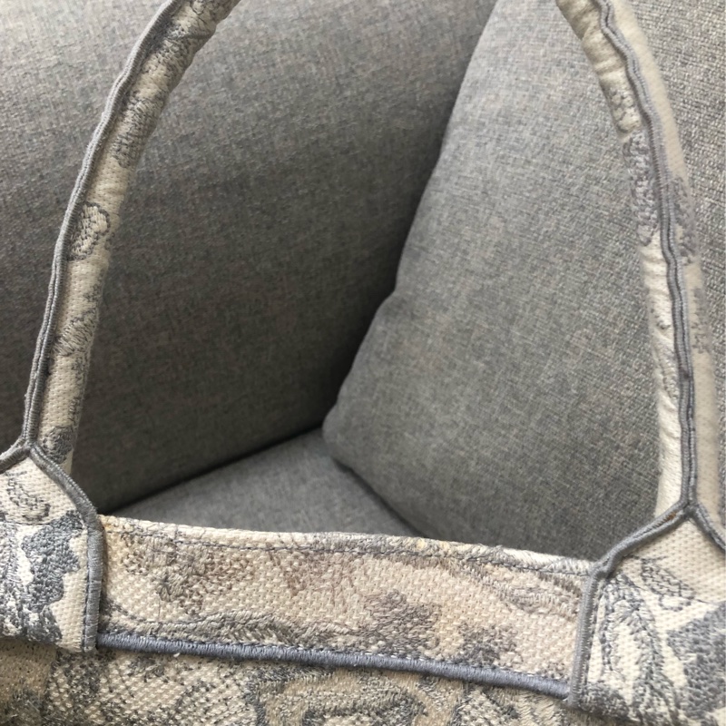 Dior tote中號岩石灰動物園購物袋，配件塵袋身份卡-7