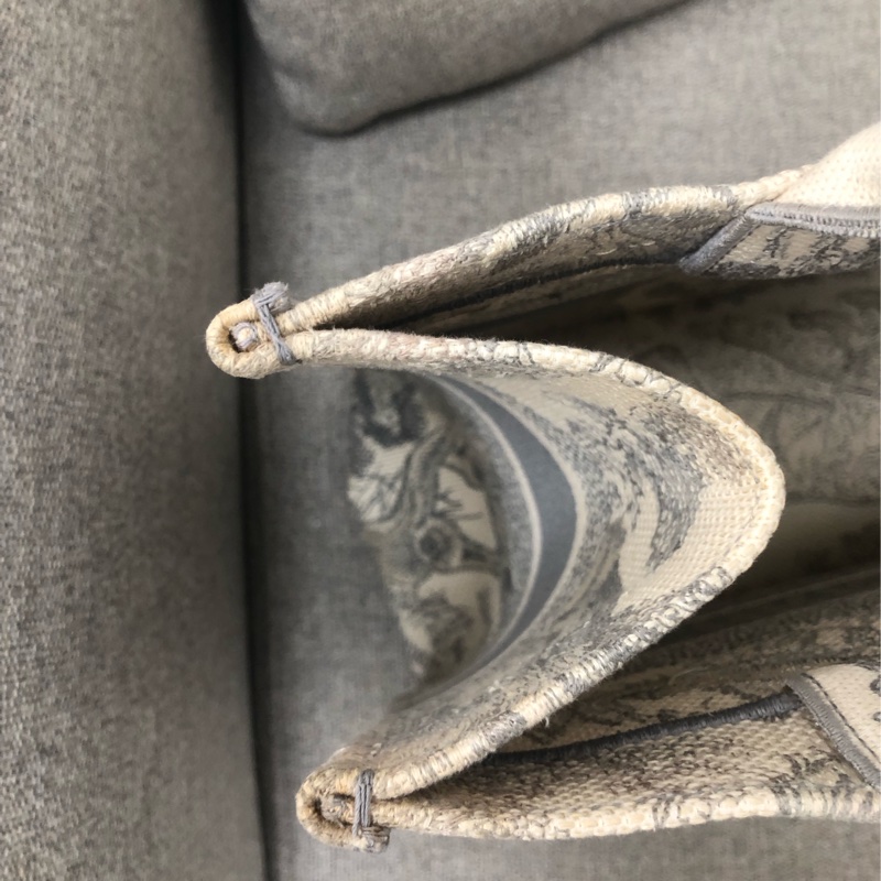 Dior tote中號岩石灰動物園購物袋，配件塵袋身份卡-13