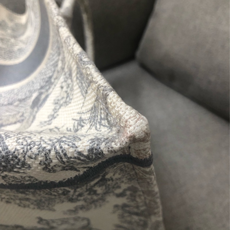 Dior tote中號岩石灰動物園購物袋，配件塵袋身份卡-14