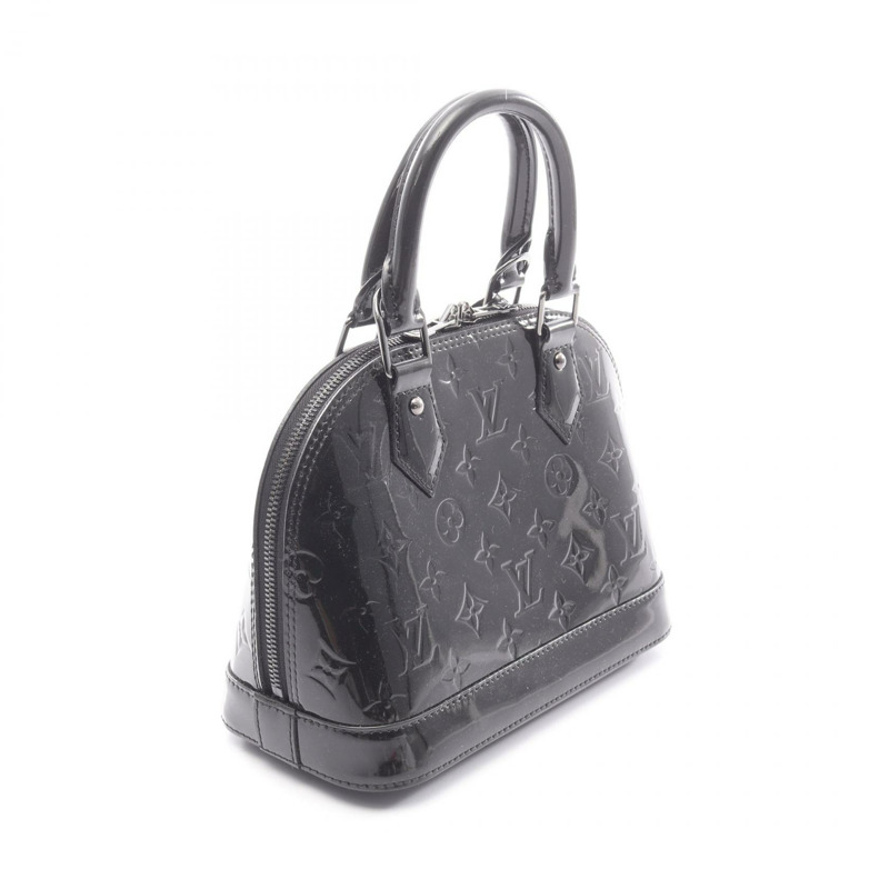 路易威登 Alma BB 單肩手提包 M90063 漆皮黑 二手 女士 LV-1