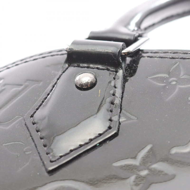 路易威登 Alma BB 單肩手提包 M90063 漆皮黑 二手 女士 LV-7