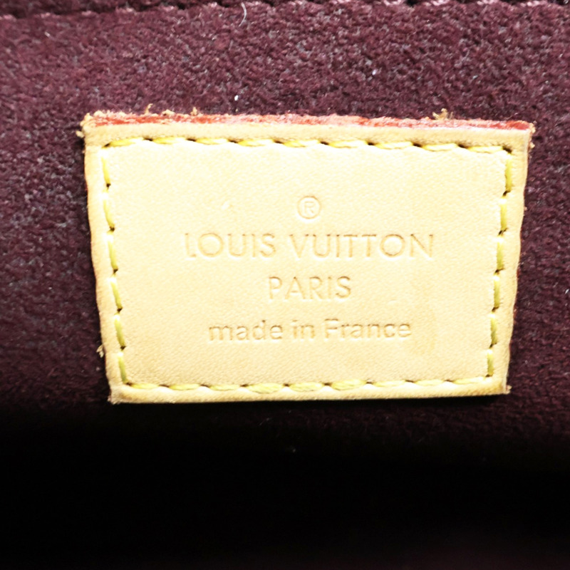 棕色 原花帆布 Montaigne MM 兩用包【LOUIS VUITTON LV 路易威登】 M41056-4
