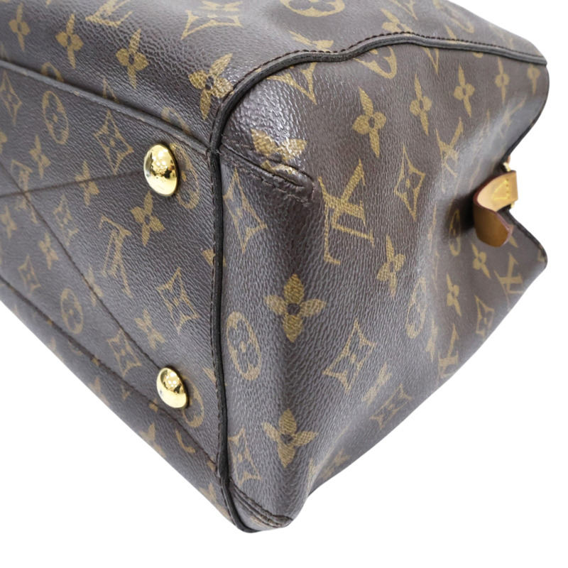 棕色 原花帆布 Montaigne MM 兩用包【LOUIS VUITTON LV 路易威登】 M41056-9