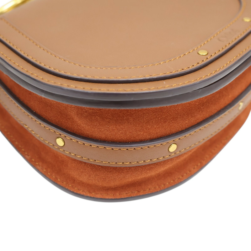 棕色 牛皮 Nile 兩用包【Chloe 克羅伊】 CHC17US301HEU-8