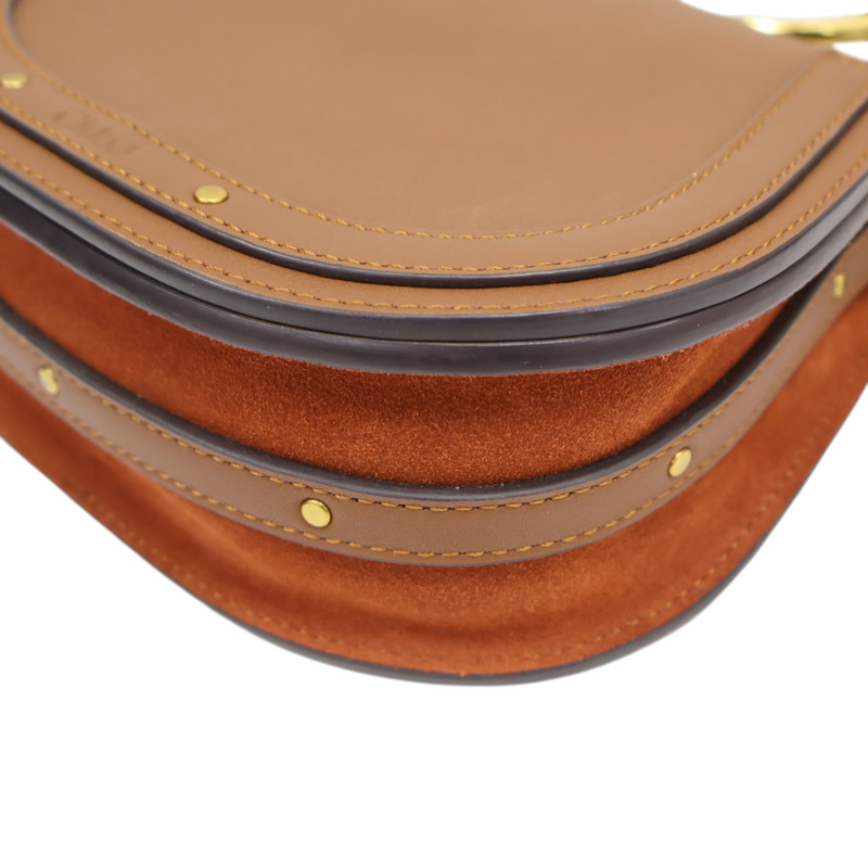 棕色 牛皮 Nile 兩用包【Chloe 克羅伊】 CHC17US301HEU-9