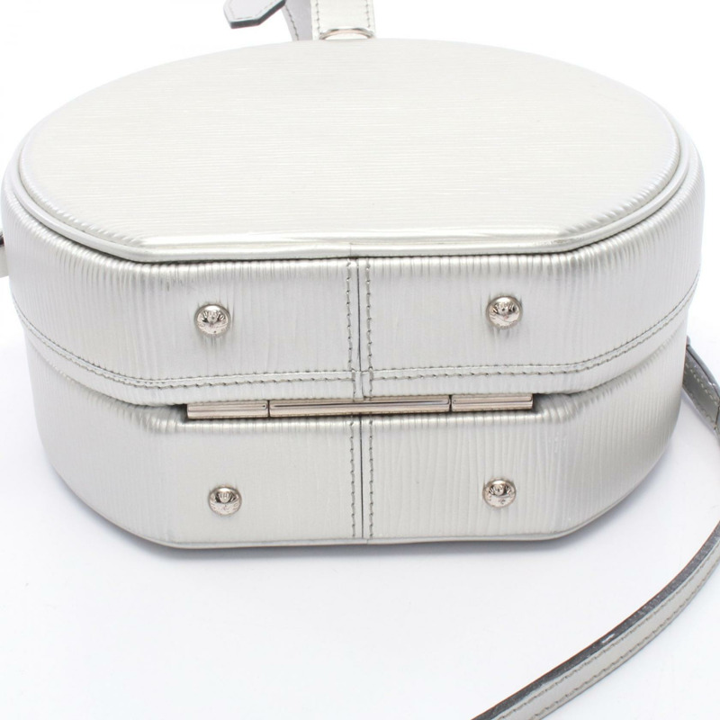 路易威登 Petite Boite Chapeau 斜背包 手提包 M53074 Epi 皮革 銀色-8