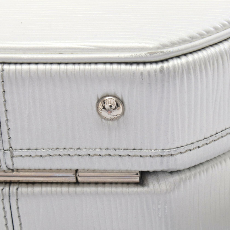 路易威登 Petite Boite Chapeau 斜背包 手提包 M53074 Epi 皮革 銀色-9