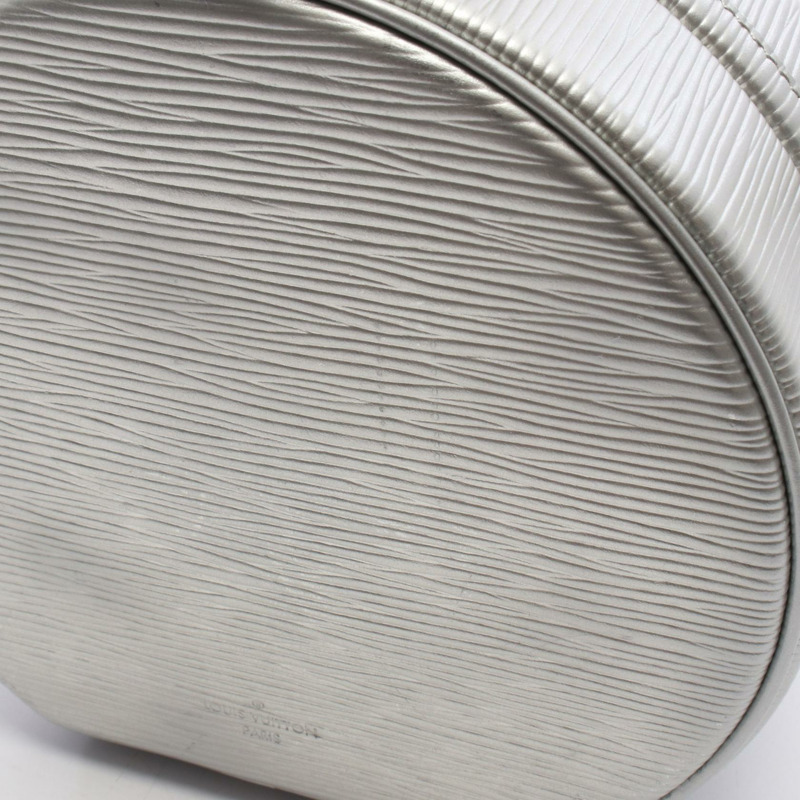 路易威登 Petite Boite Chapeau 斜背包 手提包 M53074 Epi 皮革 銀色-11