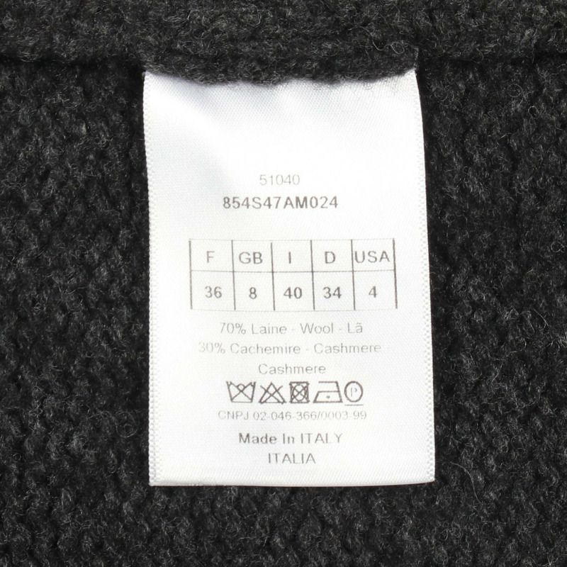 Christian Dior Youthquake 針織衫 #F36 854S47AM024 羊絨灰 二手-3