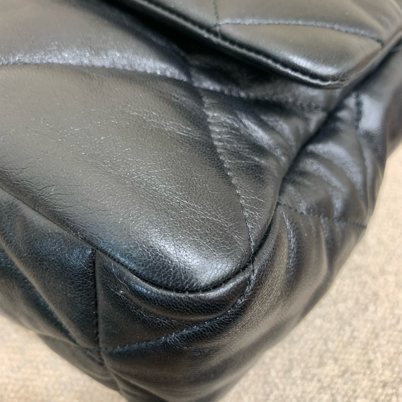 CHANEL香奈兒 黑金19bag 底長30 中號 22年芯片  🈚附件-6