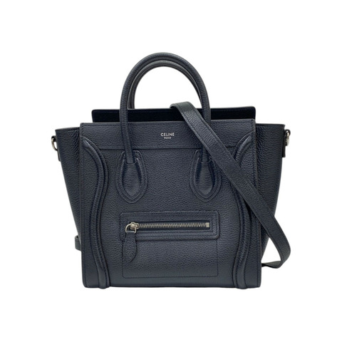 黑色 牛皮 Luggage Nano 兩用包 189243DRU【CELINE 賽琳】 189243DRU