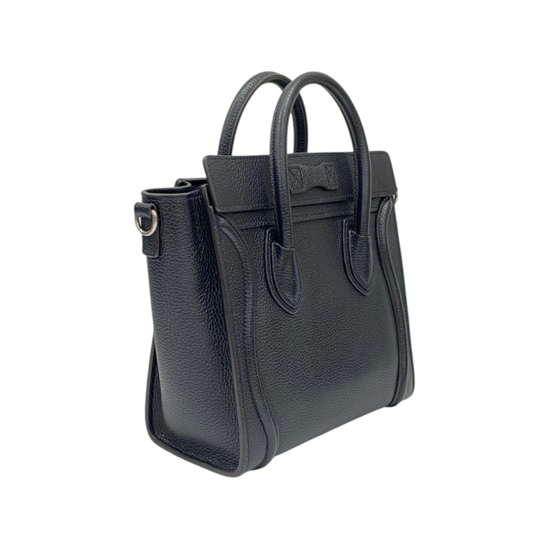 黑色 牛皮 Luggage Nano 兩用包 189243DRU【CELINE 賽琳】 189243DRU-1