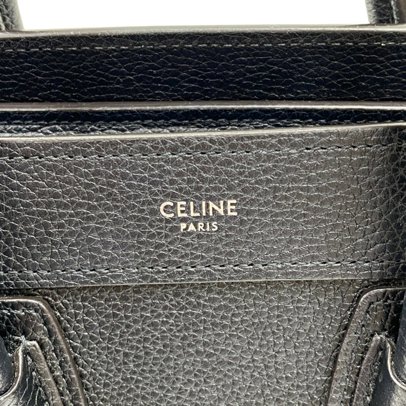 黑色 牛皮 Luggage Nano 兩用包 189243DRU【CELINE 賽琳】 189243DRU-4
