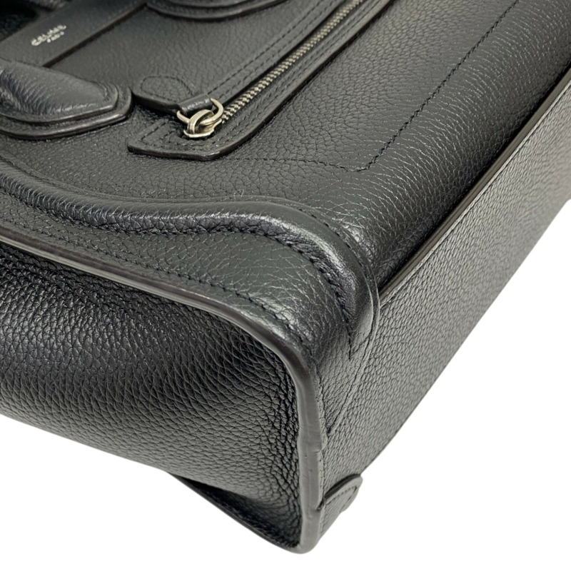 黑色 牛皮 Luggage Nano 兩用包 189243DRU【CELINE 賽琳】 189243DRU-9