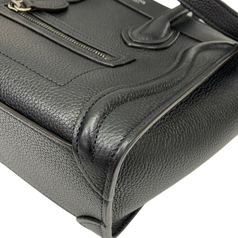 黑色 牛皮 Luggage Nano 兩用包 189243DRU【CELINE 賽琳】 189243DRU-10