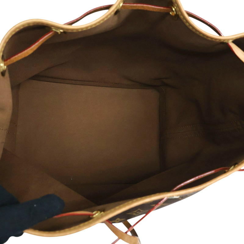 棕色 原花 帆布 Noe 水桶包 肩背包【LOUIS VUITTON LV 路易威登】 M46976-2