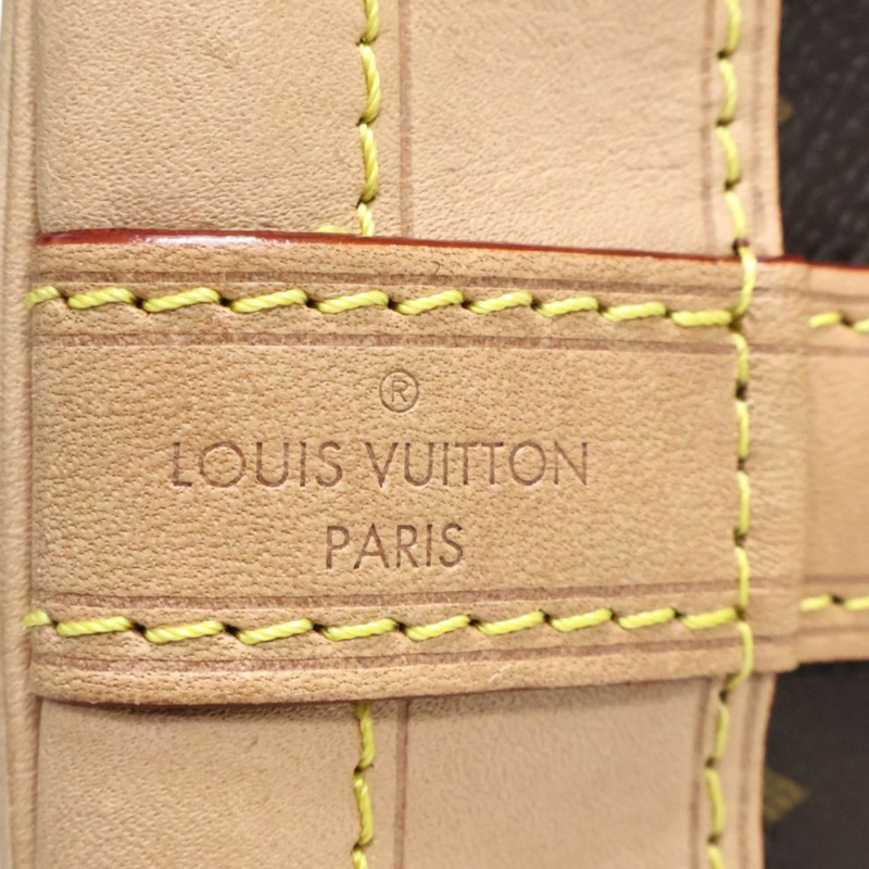 棕色 原花 帆布 Noe 水桶包 肩背包【LOUIS VUITTON LV 路易威登】 M46976-3