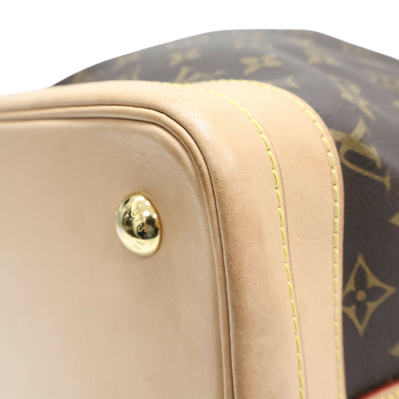 棕色 原花 帆布 Noe 水桶包 肩背包【LOUIS VUITTON LV 路易威登】 M46976-8