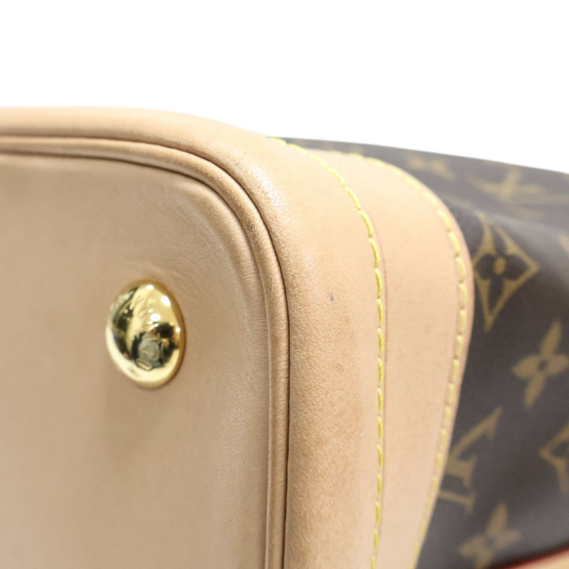 棕色 原花 帆布 Noe 水桶包 肩背包【LOUIS VUITTON LV 路易威登】 M46976-10