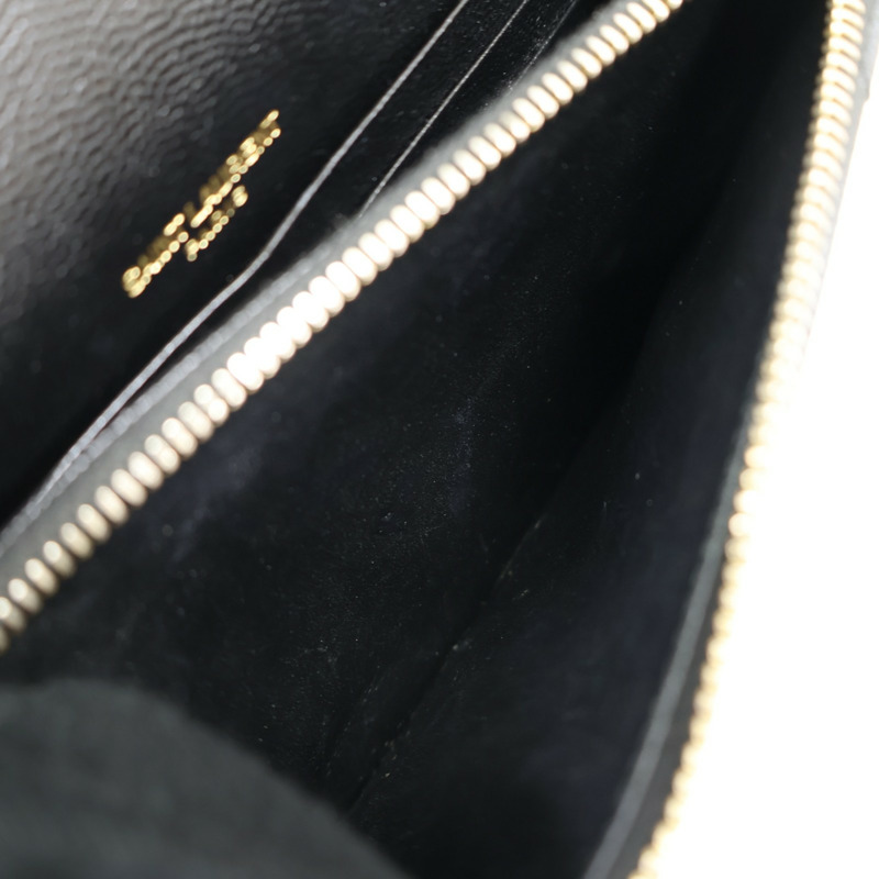 黑色 牛皮 Cassandre WOC 肩背包【SAINT LAURENT YSL 聖羅蘭 】 393953-3