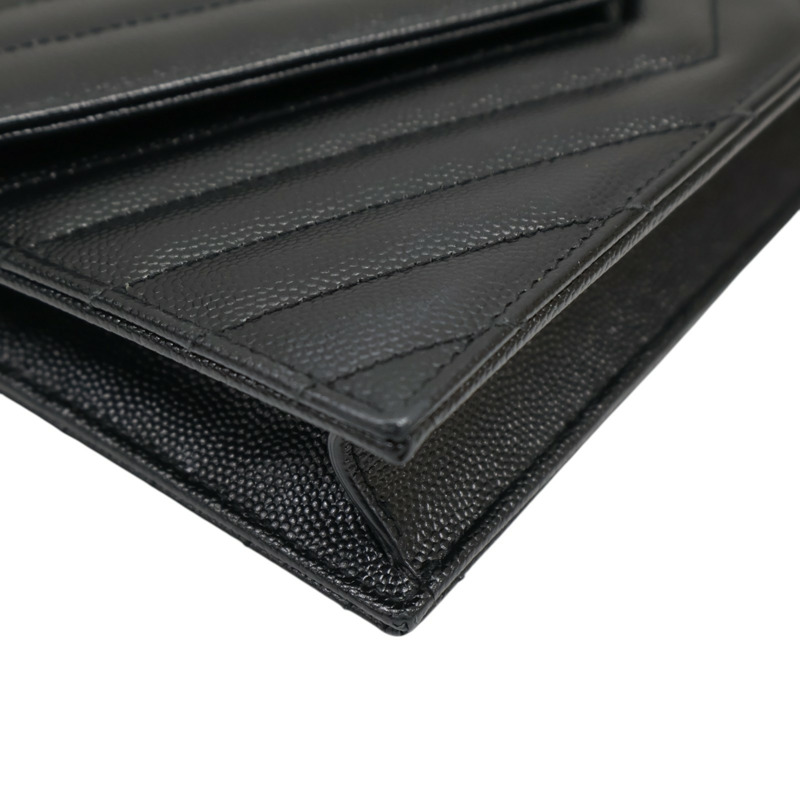 黑色 牛皮 Cassandre WOC 肩背包【SAINT LAURENT YSL 聖羅蘭 】 393953-9