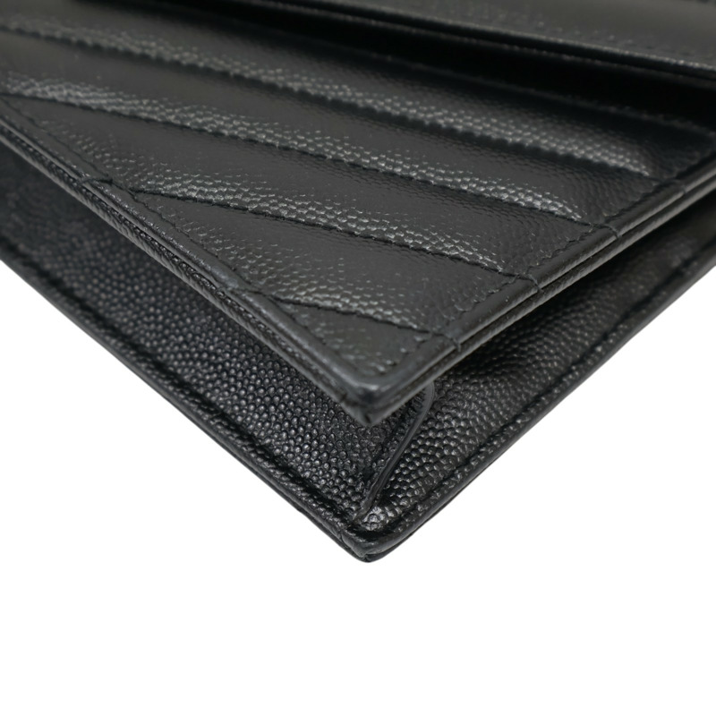 黑色 牛皮 Cassandre WOC 肩背包【SAINT LAURENT YSL 聖羅蘭 】 393953-10