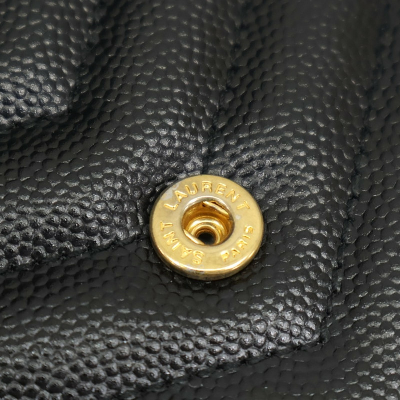 黑色 牛皮 Cassandre WOC 肩背包【SAINT LAURENT YSL 聖羅蘭 】 393953-11