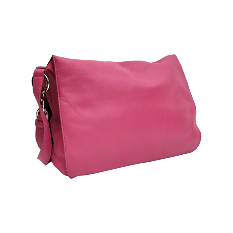 粉色羊皮 流蘇 肩背包【LOEWE 羅威】-1