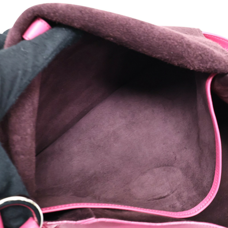 粉色羊皮 流蘇 肩背包【LOEWE 羅威】-3