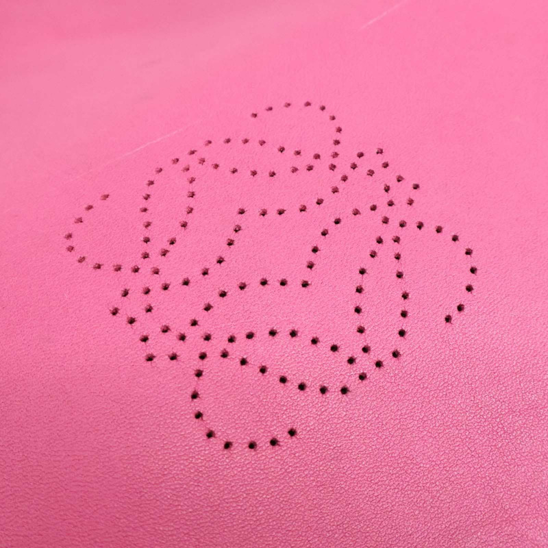 粉色羊皮 流蘇 肩背包【LOEWE 羅威】-5