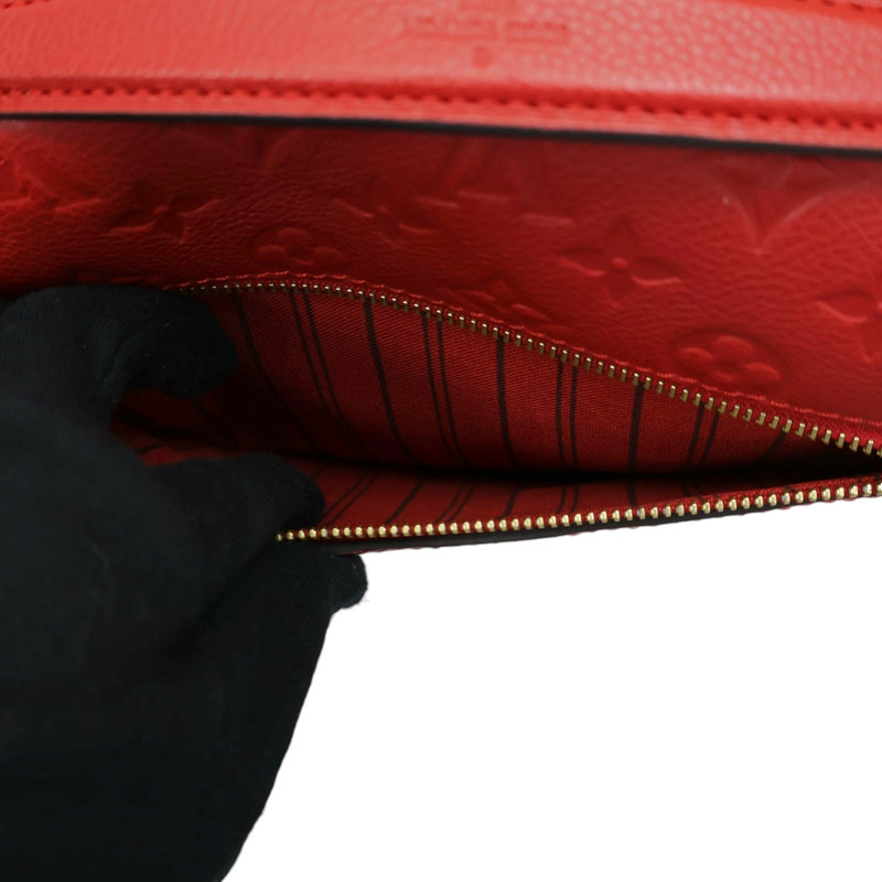 紅色 原花壓紋牛皮 Pochette Metis 兩用包【LOUIS VUITTON LV 路易威登】 M44155-3