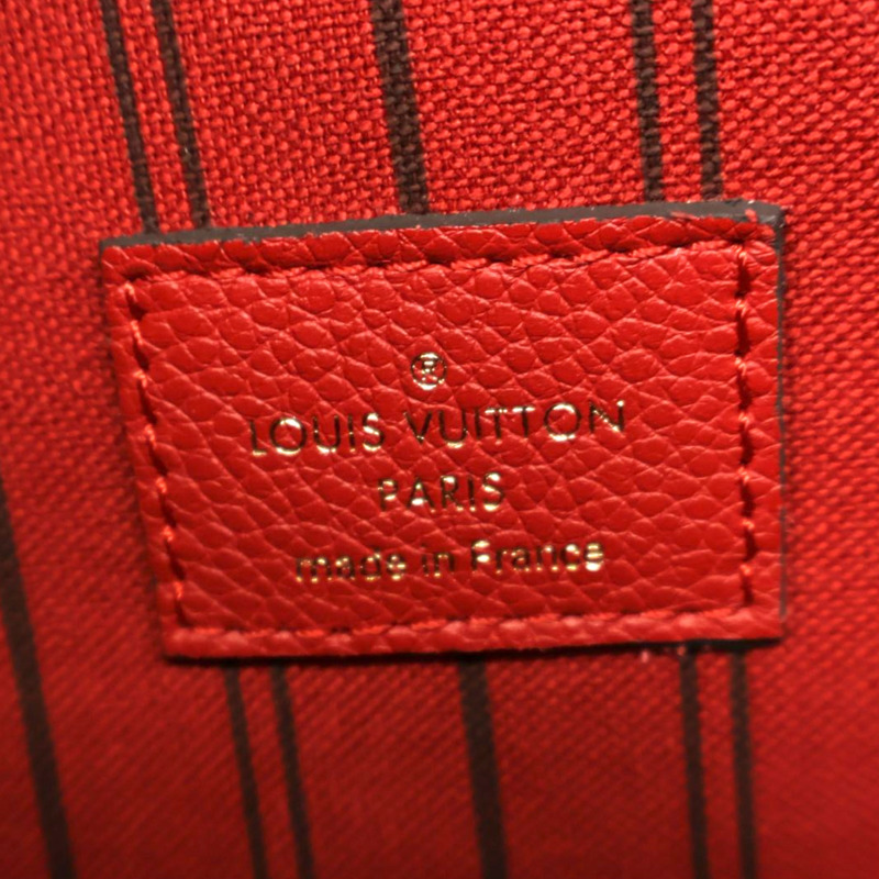 紅色 原花壓紋牛皮 Pochette Metis 兩用包【LOUIS VUITTON LV 路易威登】 M44155-5