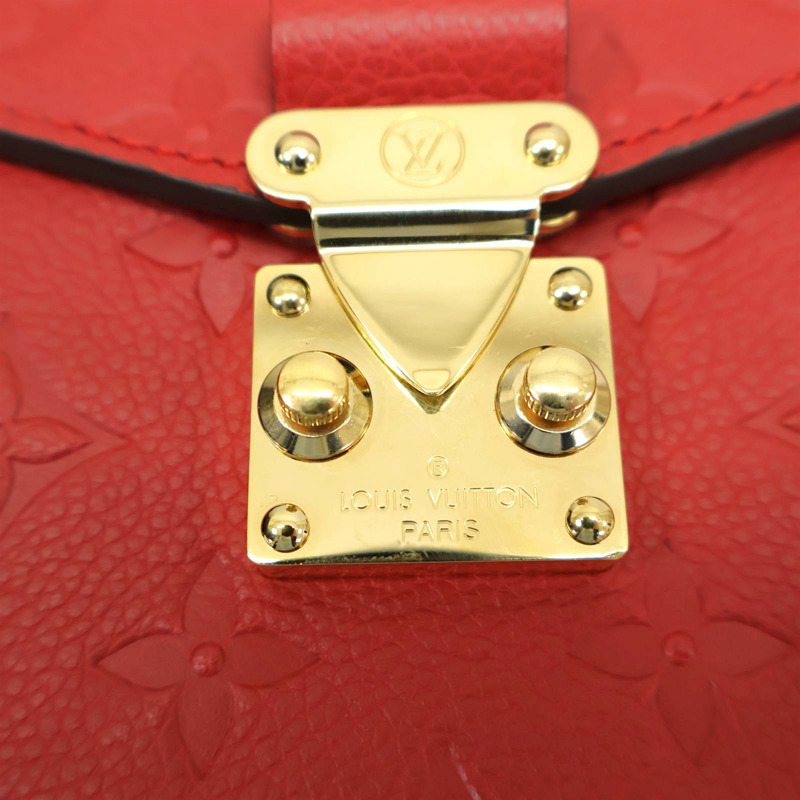 紅色 原花壓紋牛皮 Pochette Metis 兩用包【LOUIS VUITTON LV 路易威登】 M44155-6