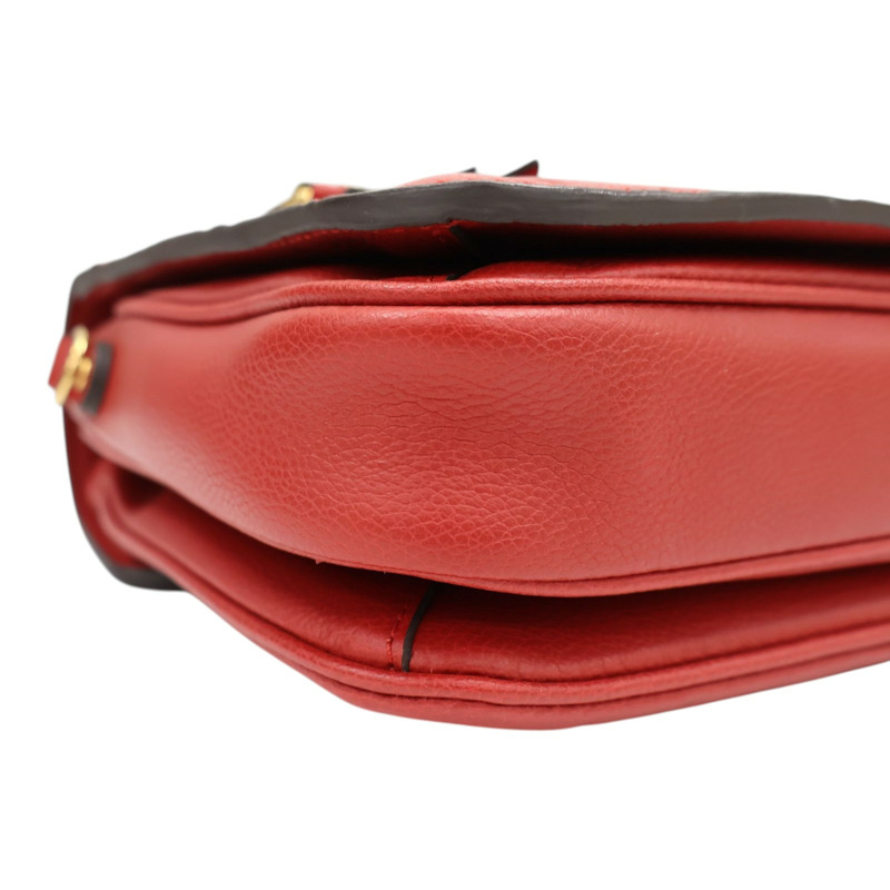 紅色 原花壓紋牛皮 Pochette Metis 兩用包【LOUIS VUITTON LV 路易威登】 M44155-9