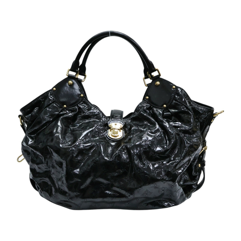 黑色 Mahina 漆皮 Surya XL 手提包【LOUIS VUITTON LV 路易威登】 M95796-0